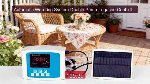 Automatic Watering System Double Pump Irrigation Controller... Top Pick 2026 | Unbeatable Price!