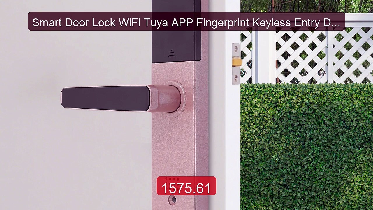 Smart Door Lock WiFi Tuya APP Fingerprint Keyless Entry Door Lock W... -- Top Rated 2026 | Buy Now!