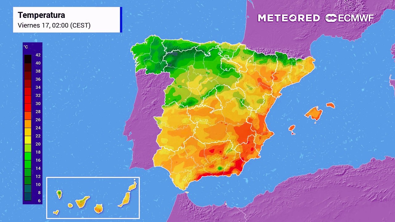 Las temperaturas continúan al alza