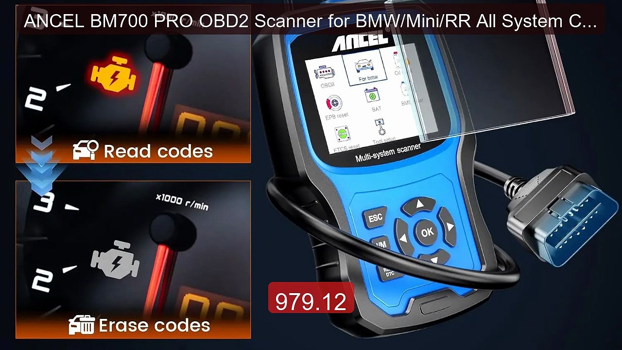 ANCEL BM700 PRO OBD2 Scanner for BMW/Mini/RR All System Code R... -- Hot Deal 2026 | Limited Offer!