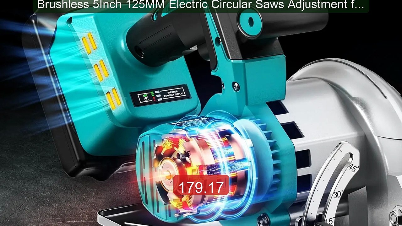 Brushless 5Inch 125MM Electric Circular Saws Adjustment for Woodwor... -- Top Rated 2026 | Buy Now!