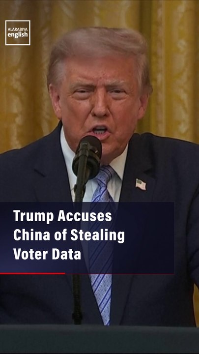 Trump Accuses China of Stealing Voter Data