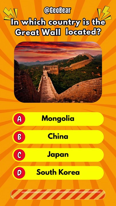 Where Is The Great Wall Located? 🌍 (Only Geography Experts Get It Right)
