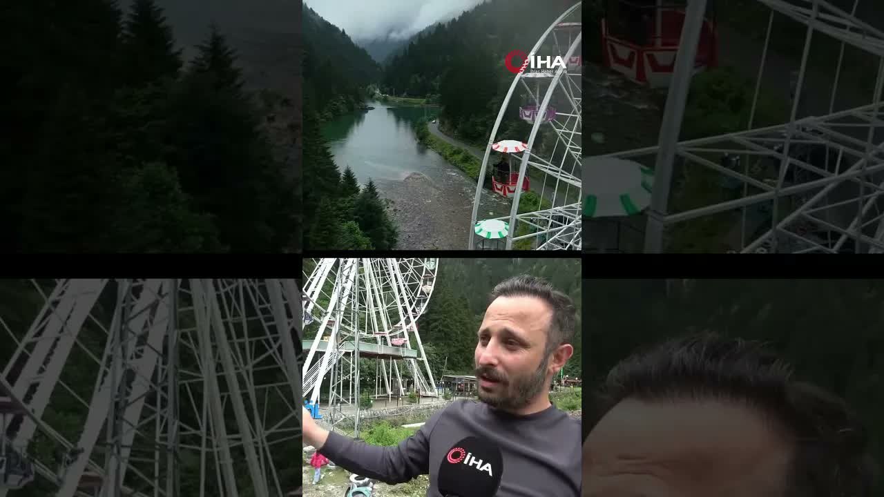 Vadinin Ortasında Dönme Dolap: Uzungöl'ün Yeni Cazibe Merkezi