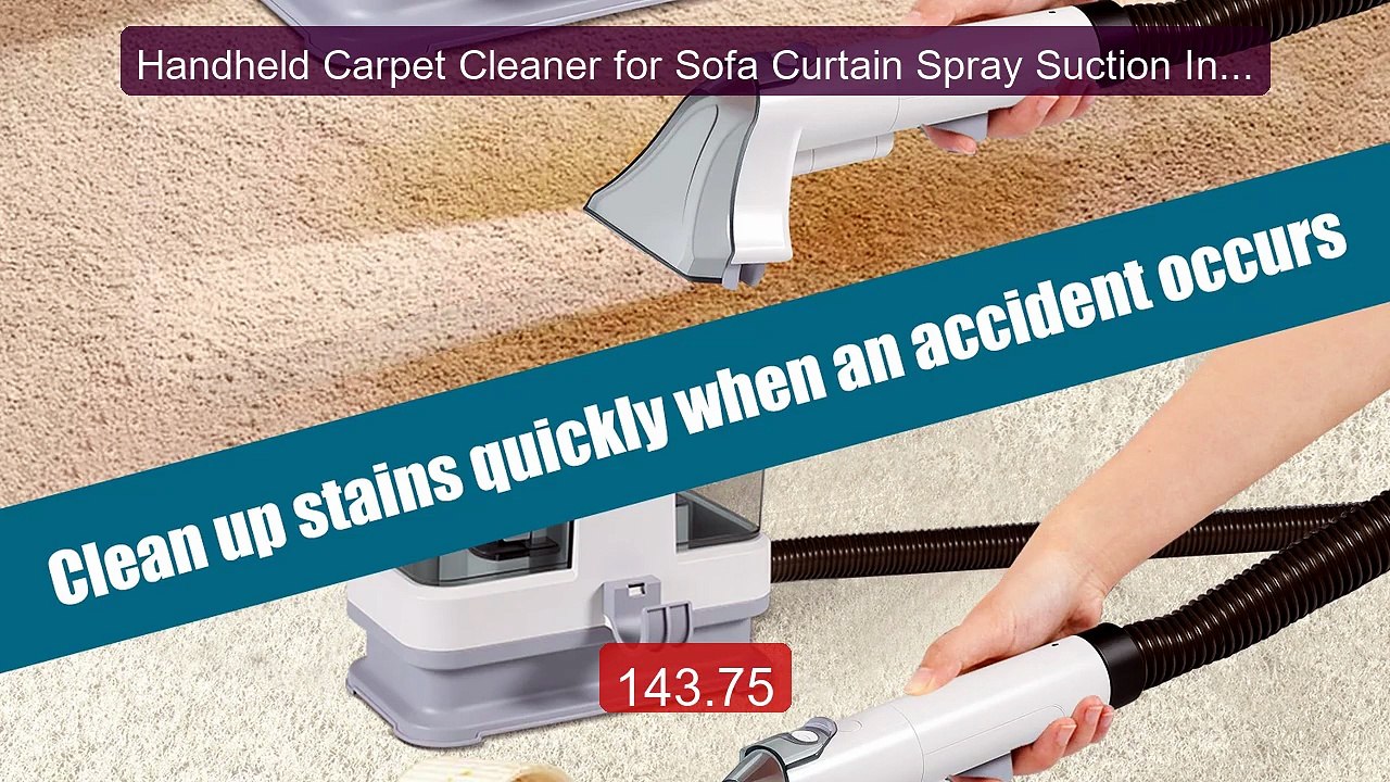 Handheld Carpet Cleaner for Sofa Curtain Spray Suction Integrated ... -- Best Deal 2026 | Shop Now!