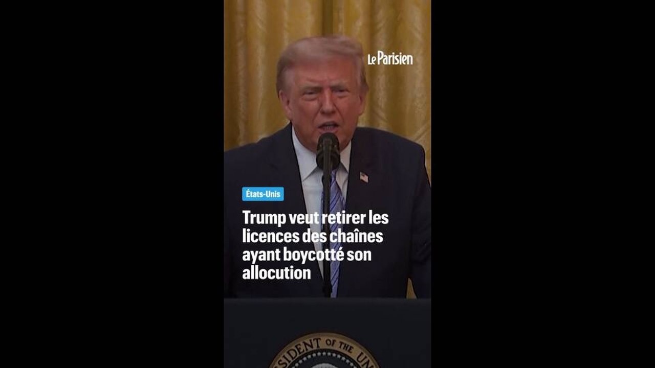 Trump veut retirer les licences de certaines chaînes de télé