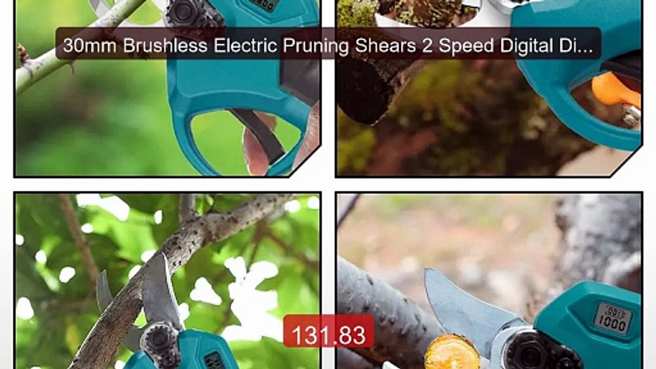 30mm Brushless Electric Pruning Shears 2 Speed Digital Disp... -- Top Pick 2026 | Unbeatable Price!