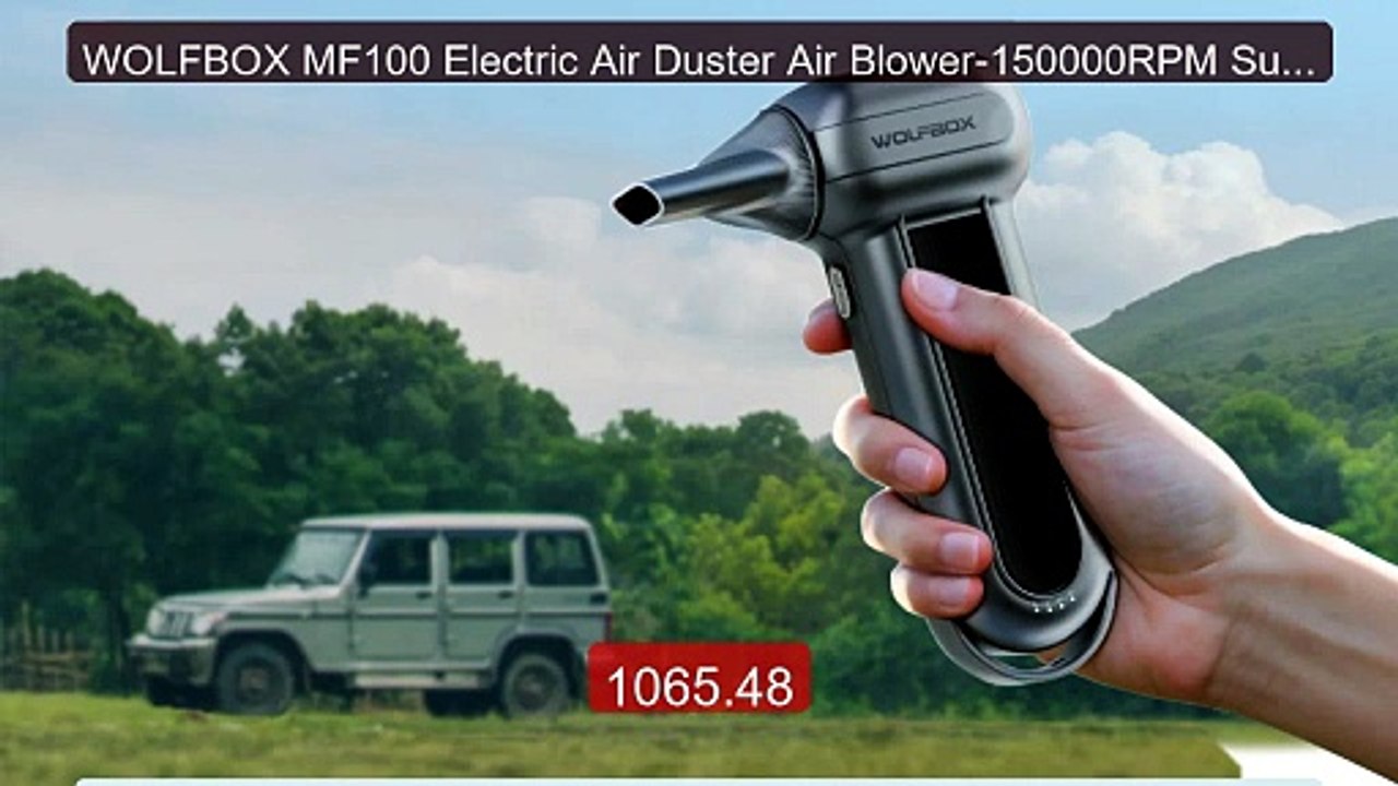 WOLFBOX MF100 Electric Air Duster Air Blower-150000RPM Super P... -- Best Buy 2026 | Great Quality!