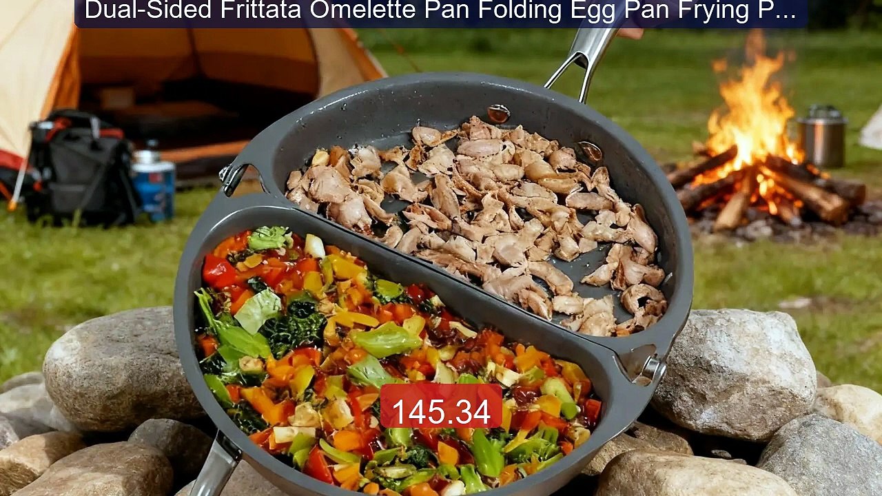 Dual-Sided Frittata Omelette Pan Folding Egg Pan Frying Pan G... -- Amazing Value 2026 | Must Have!