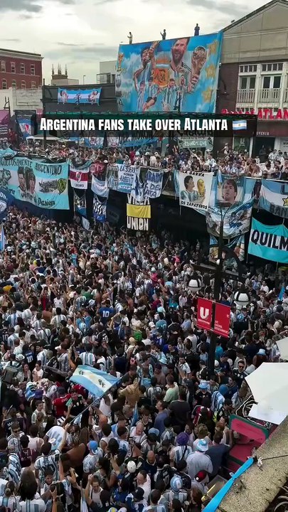 ARGENTINA TAKES OVER ATLANTA IN GAME AGAINST ENGLAND