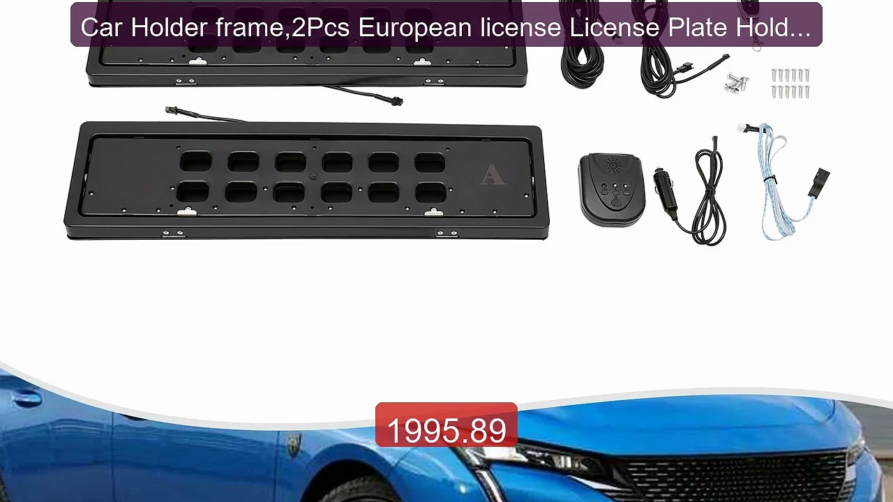 Car Holder frame,2Pcs European license License Plate Holder, ... -- Amazing Value 2026 | Must Have!