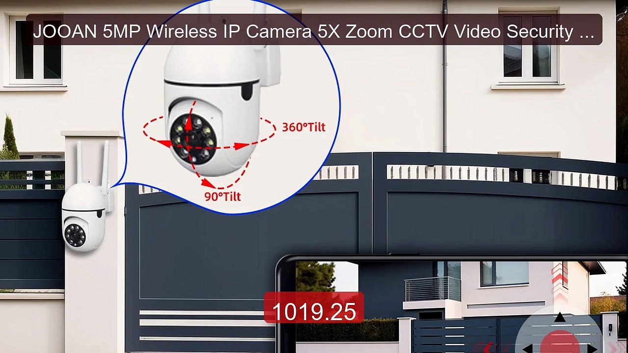 JOOAN 5MP Wireless IP Camera 5X Zoom CCTV Video Security Ca... -- Top Pick 2026 | Unbeatable Price!