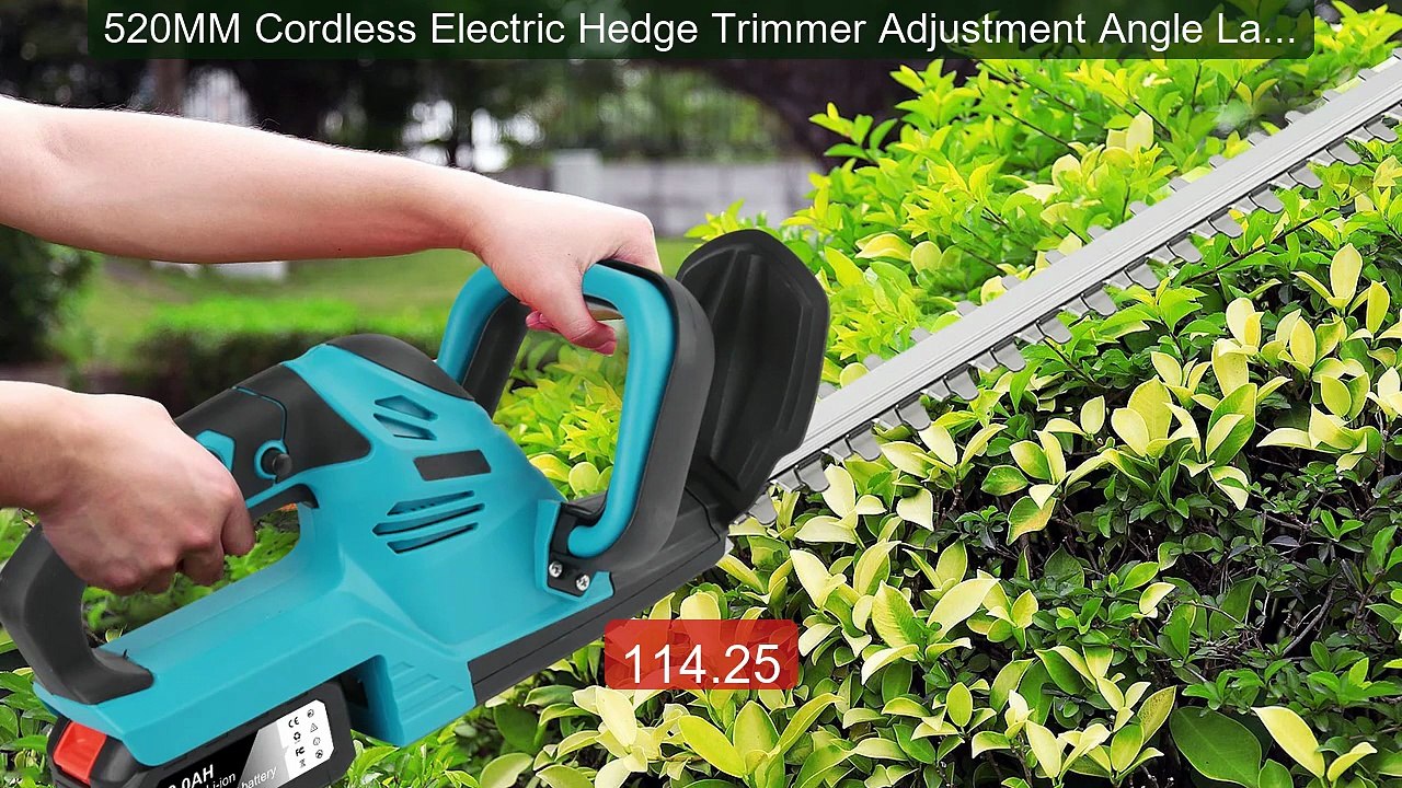 520MM Cordless Electric Hedge Trimmer Adjustment Angle Lawn M... -- Amazing Value 2026 | Must Have!