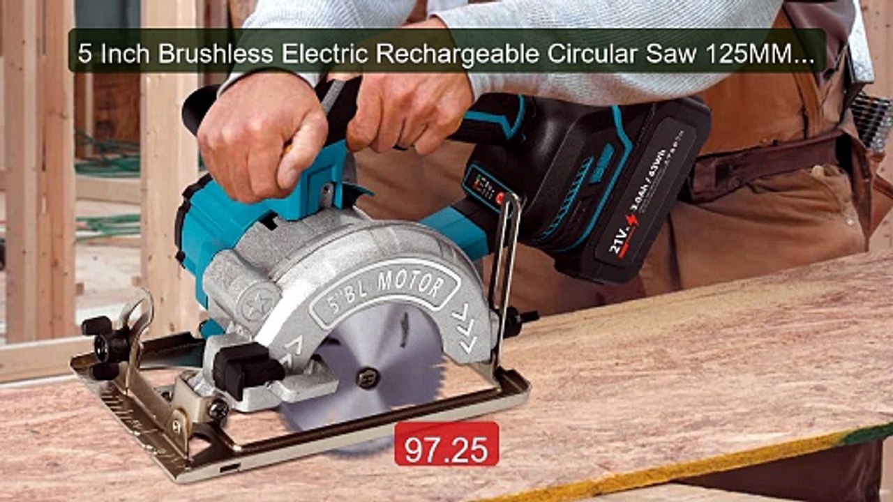 5 Inch Brushless Electric Rechargeable Circular Saw 125MM High Pow... -- Best Deal 2026 | Shop Now!
