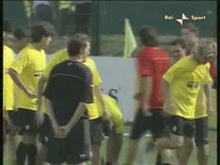 Le prime immagini della Juve a Pinzolo