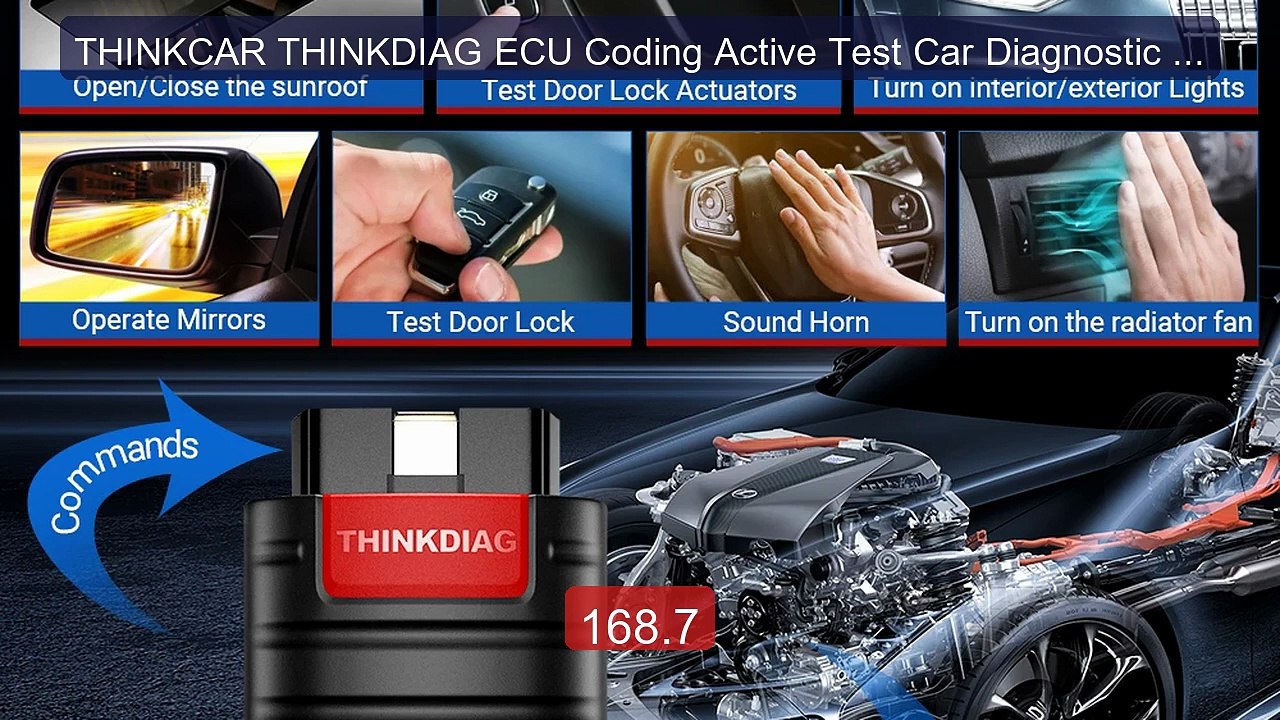 THINKCAR THINKDIAG ECU Coding Active Test Car Diagnostic Tools Car ... -- Top Rated 2026 | Buy Now!