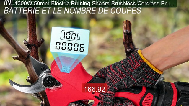 1000W 50mm Electric Pruning Shears Brushless Cordless Pruner Shear... Best Deal 2026 | Shop Now!