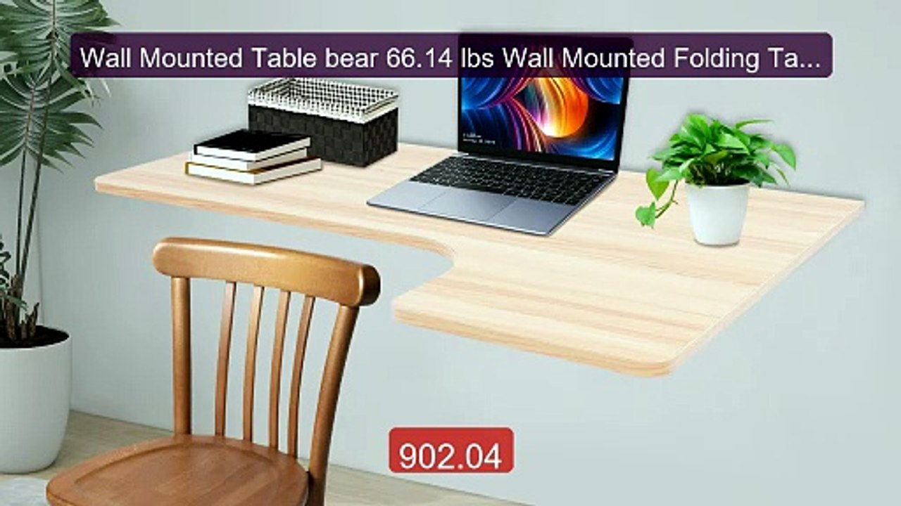 Wall Mounted Table bear 66.14 lbs Wall Mounted Folding Tabl... -- Top Pick 2026 | Unbeatable Price!