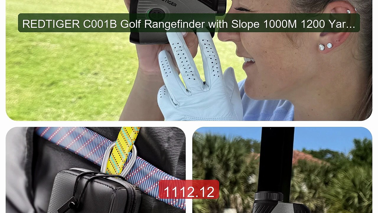 REDTIGER C001B Golf Rangefinder with Slope 1000M 1200 Yards Laser R... -- Top Rated 2026 | Buy Now!