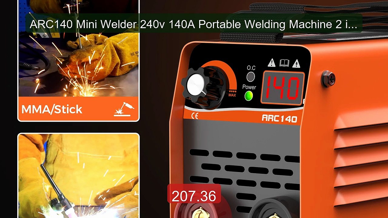 ARC140 Mini Welder 240v 140A Portable Welding Machine 2 in 1 ... -- Amazing Value 2026 | Must Have!