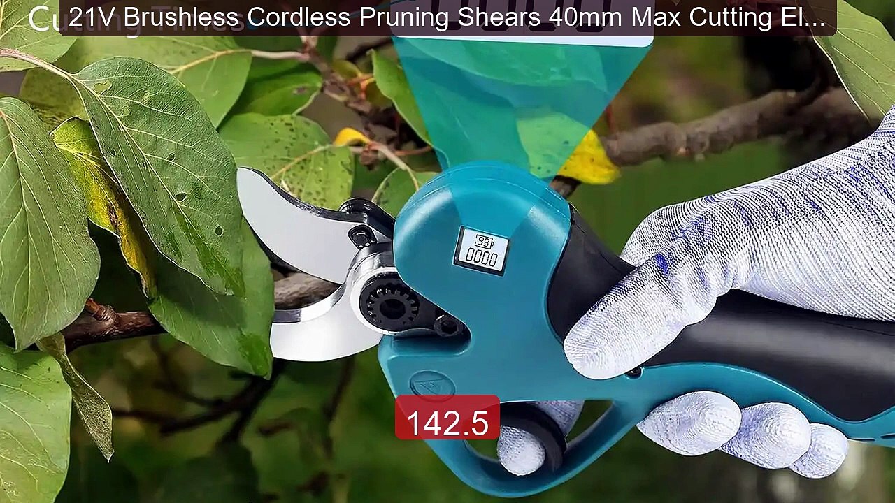 21V Brushless Cordless Pruning Shears 40mm Max Cutting Electric Bra... -- Top Rated 2026 | Buy Now!