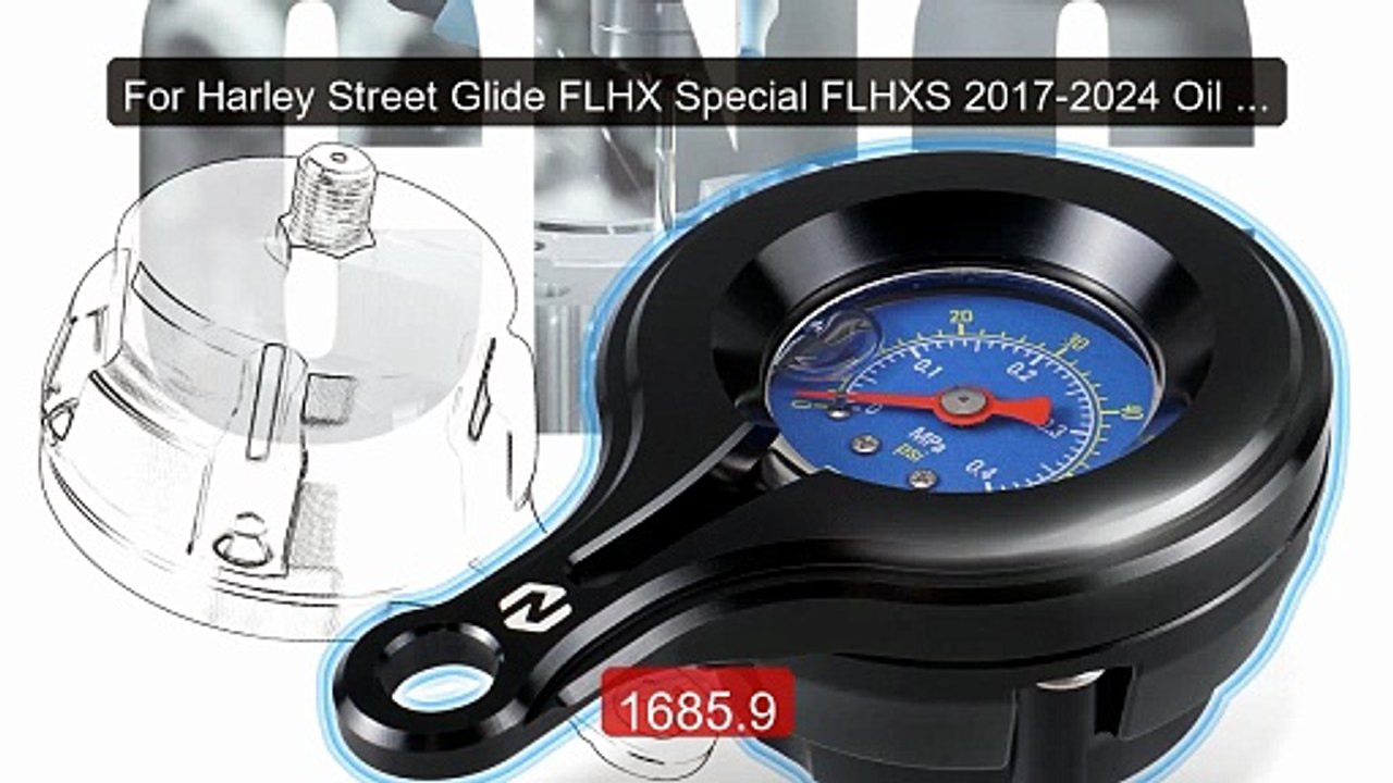 For Harley Street Glide FLHX Special FLHXS 2017-2024 Oil Press... -- Best Buy 2026 | Great Quality!
