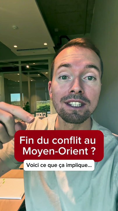 La fin du conflit au Moyen-Orient