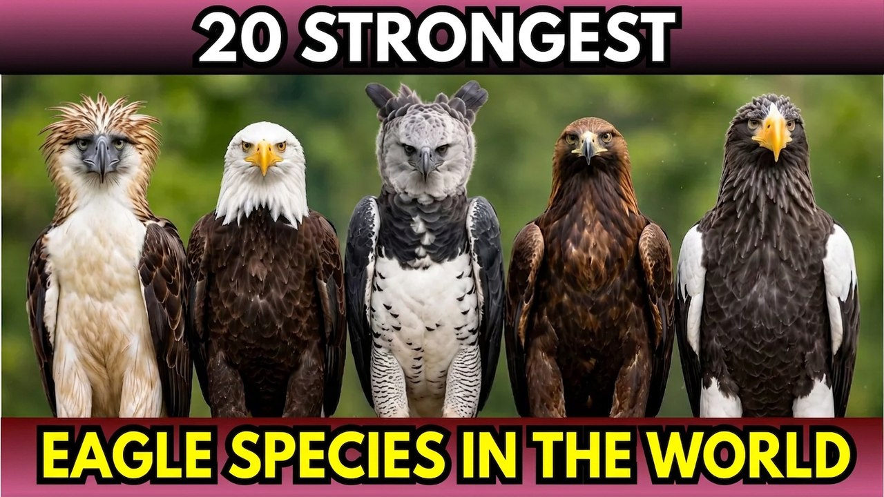 20 Most Powerful Eagle Species in the World | Which One Reigns Supreme?