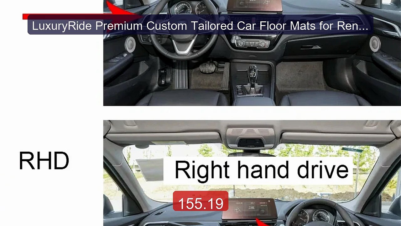 LuxuryRide Premium Custom Tailored Car Floor Mats for Renault ... -- Best Buy 2026 | Great Quality!