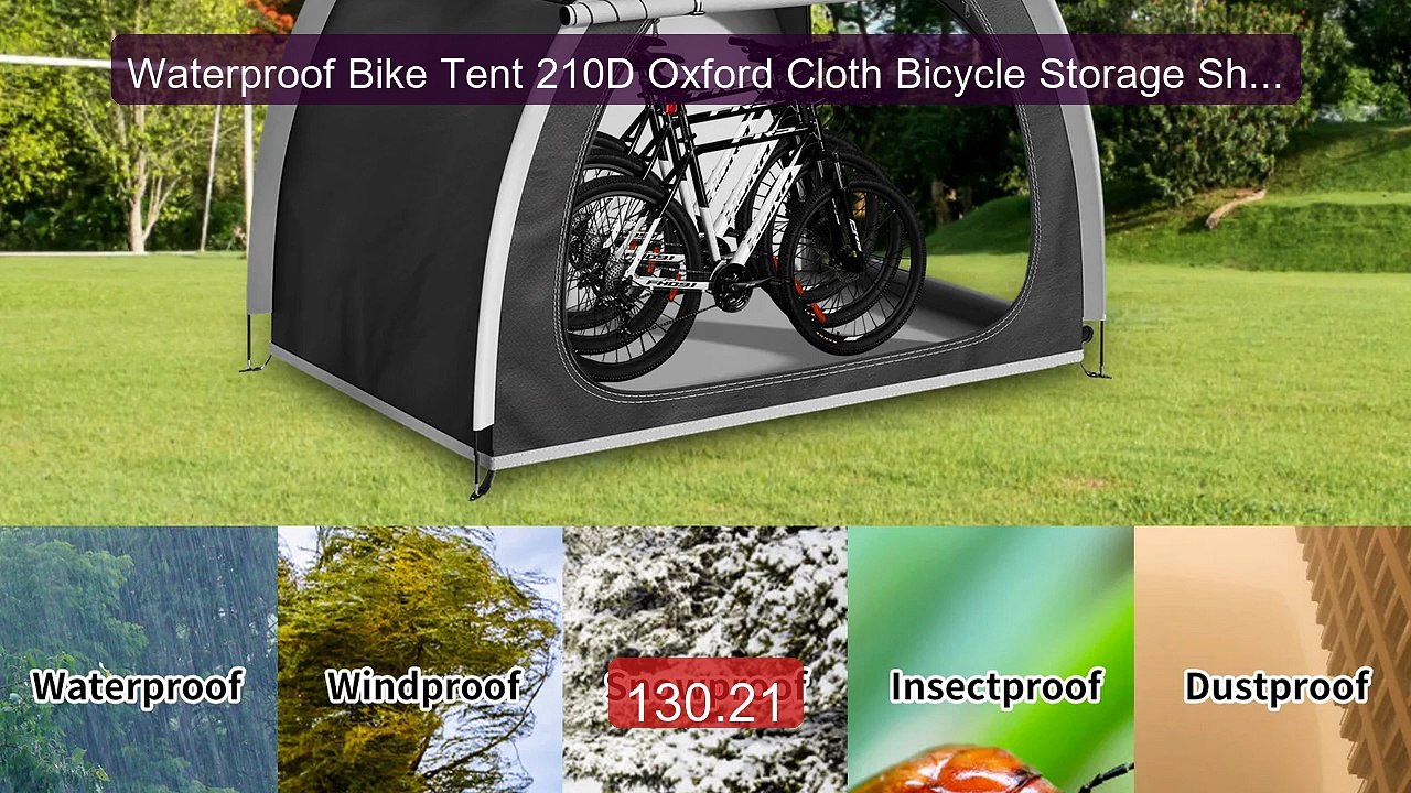 Waterproof Bike Tent 210D Oxford Cloth Bicycle Storage Shed Portab... -- Best Deal 2026 | Shop Now!