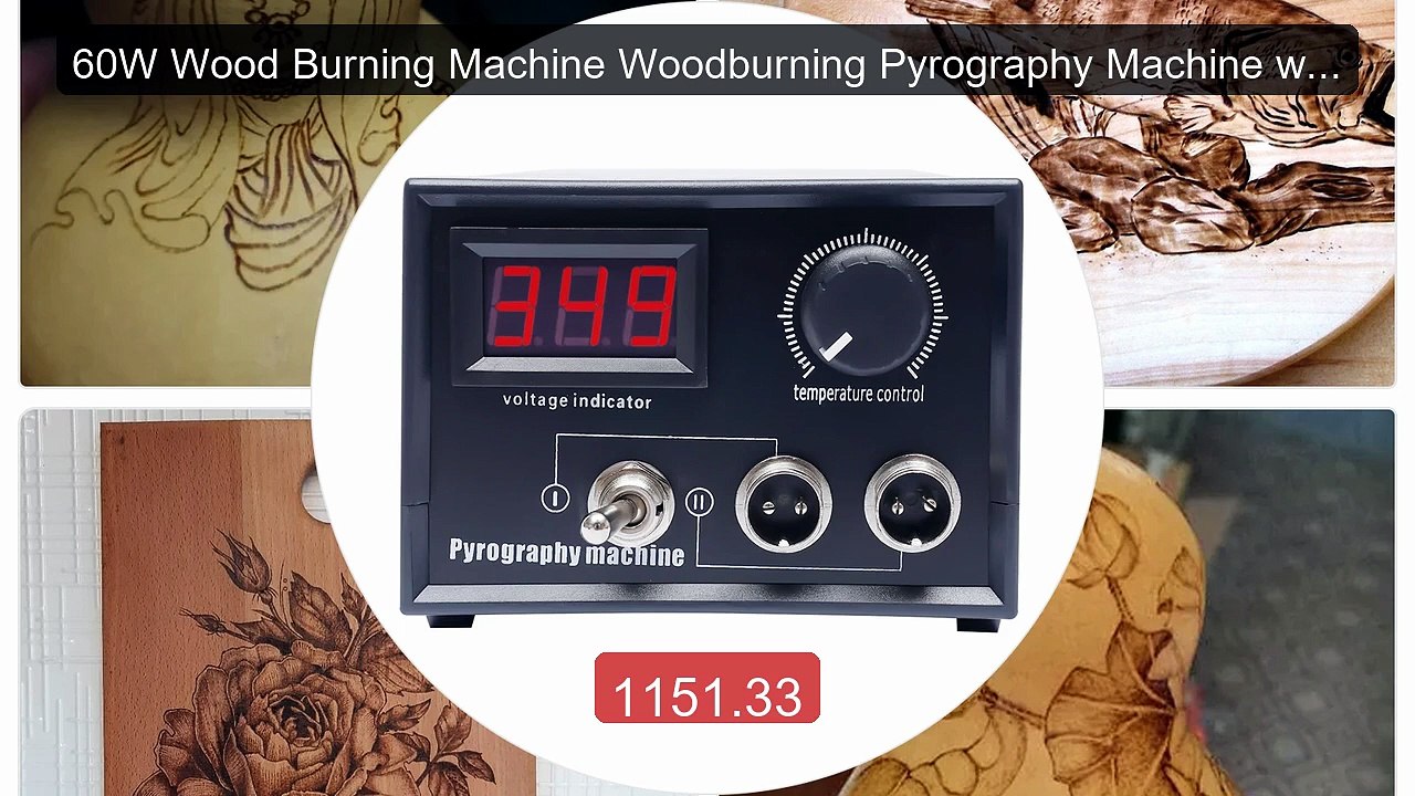 60W Wood Burning Machine Woodburning Pyrography Machine with Digita... -- Top Rated 2026 | Buy Now!