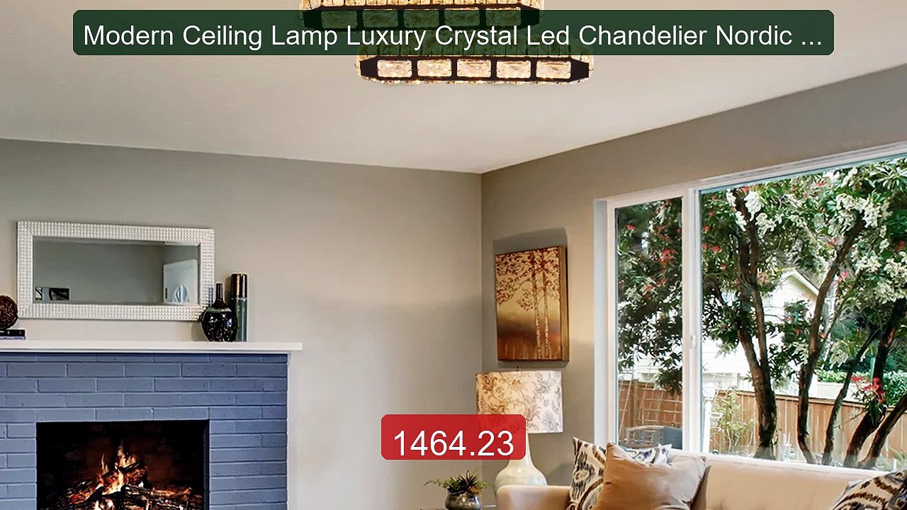 Modern Ceiling Lamp Luxury Crystal Led Chandelier Nordic Home ... -- Best Buy 2026 | Great Quality!