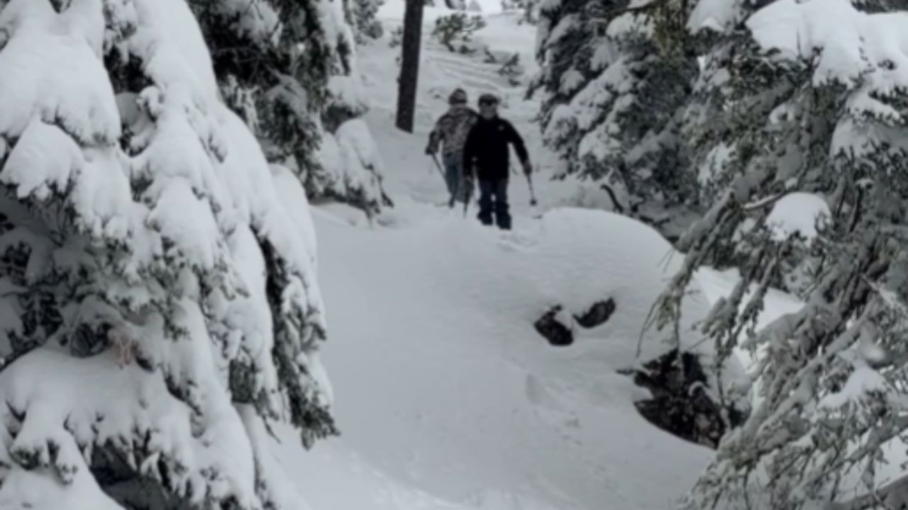 Cliff Drop Flips Go Sideways On Skis