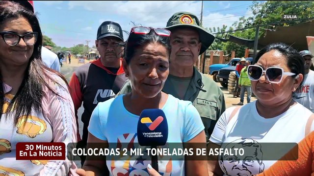 Zulia | Colocan 2 mil toneladas de asfaltado en el tramo vial Villa Baralt - Las Mercedes