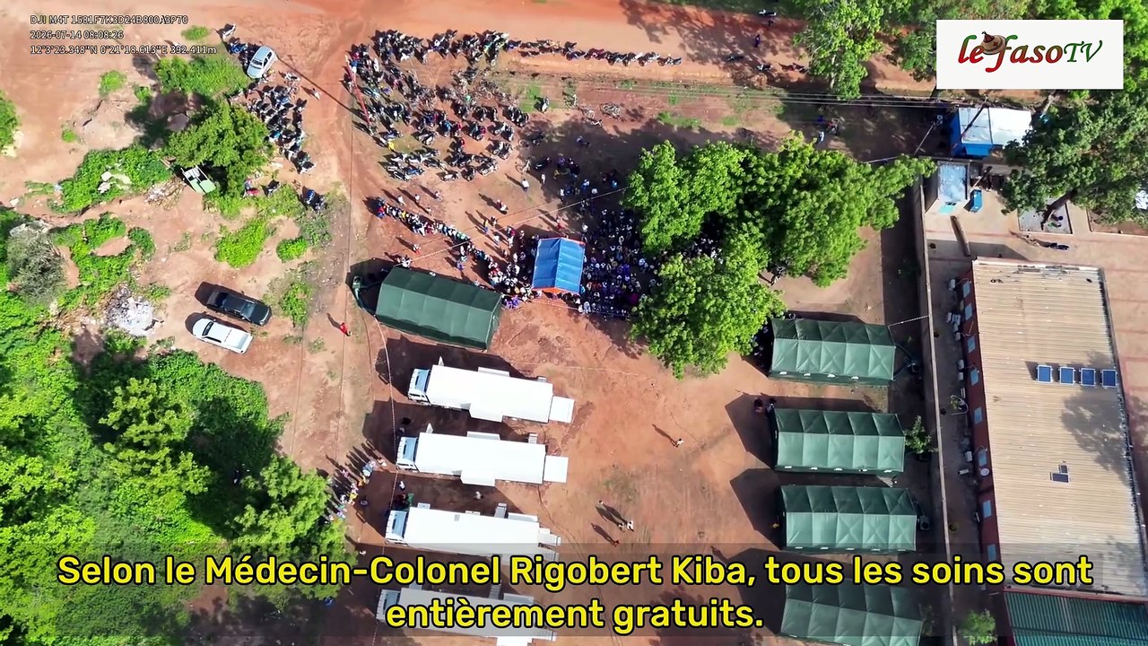 Burkina: L'armée déploie un hôpital mobile de campagne à Fada N'Gourma