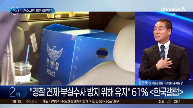 ‘보완수사권’ 국민 여론은?