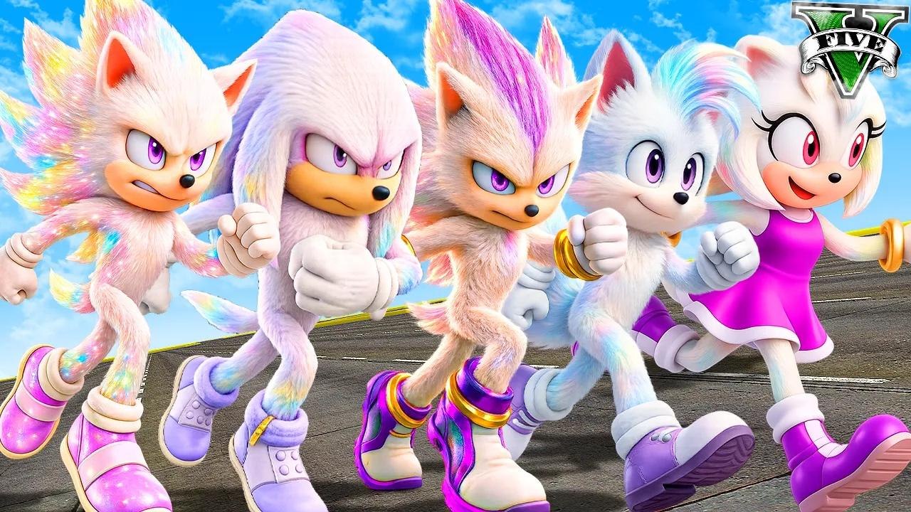 Who’s the Fastest HYPER SONIC Character in GTA 5? (Sonic Movie Mod)