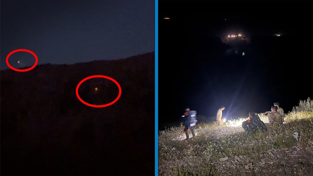 Şırnak’ta dağda mahsur kalan 2 mühendis, askeri helikopterle kurtarıldı