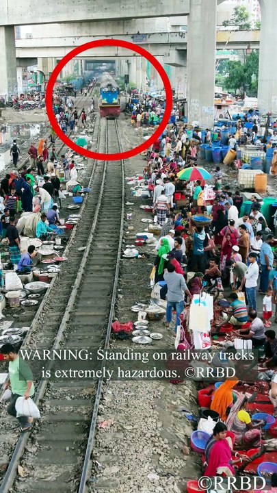 Risky Fish Market on the Rails!🚨🐟🚂