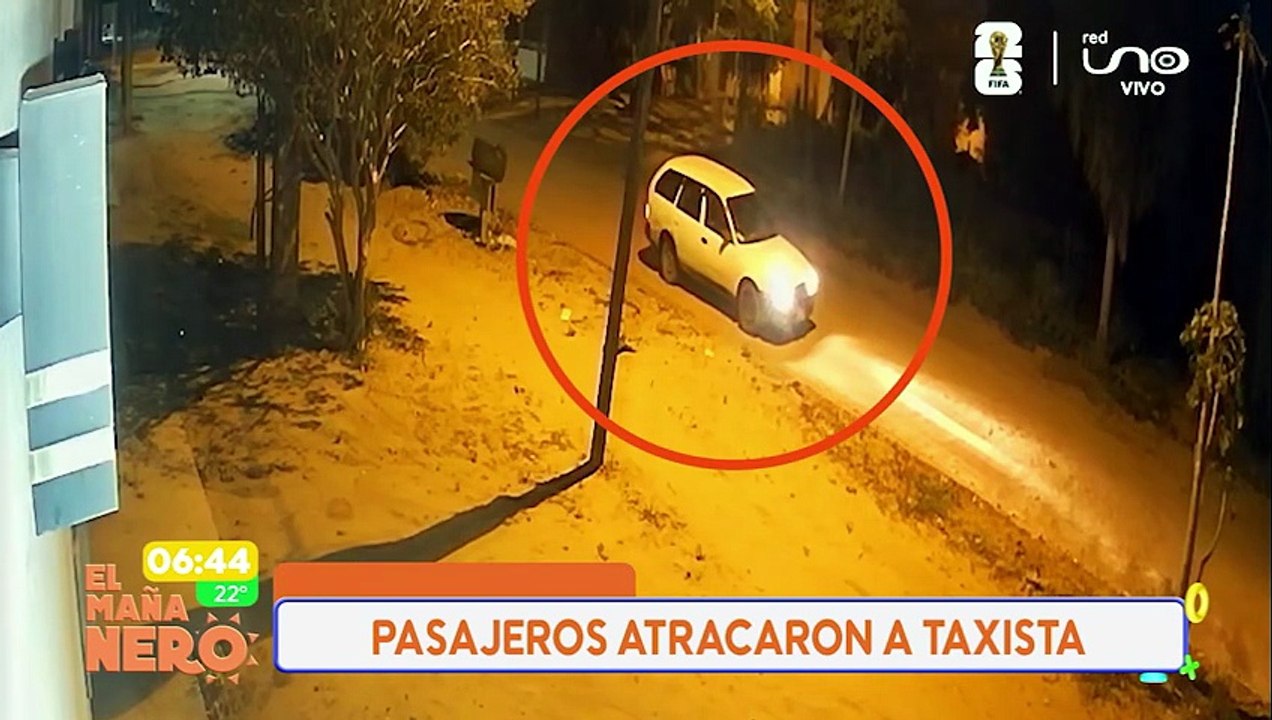 Pasajeros atracaron a un taxista