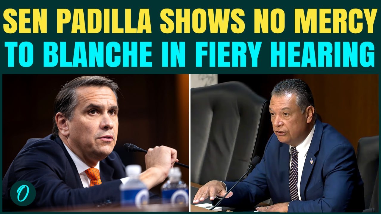 ‘Not Here to Debate…’: Sen Padilla GOES AFTER Trump Aide Todd Blanche in Senate Confirmation Hearing