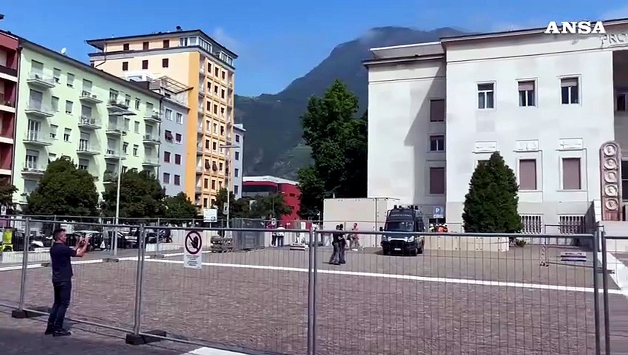 Il giorno dopo il crollo del Tribunale di Bolzano