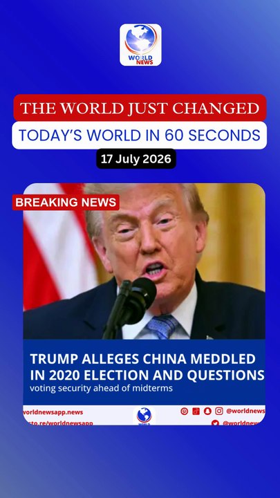 Trump alleges China meddled in 2020 election and questions voting security ahead of midterms