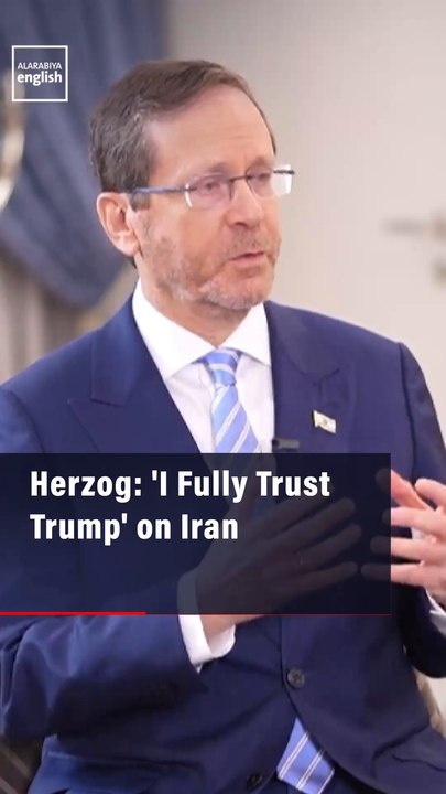 Herzog: 'I Fully Trust Trump' on Iran
