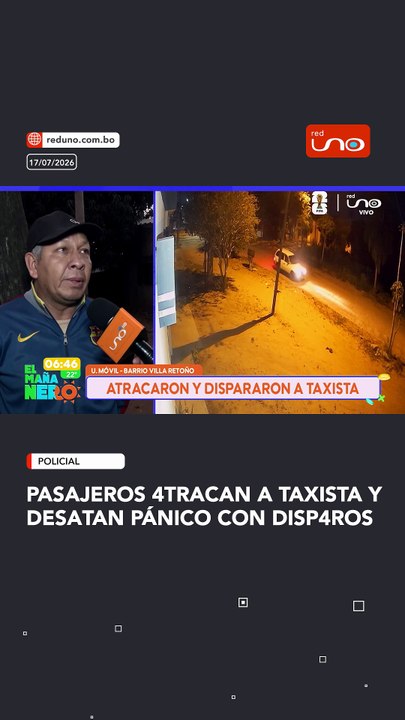 Pasajeros atracan a un taxista mientras vecinos reportan disparos y denuncian que la Policía no respondió al llamado