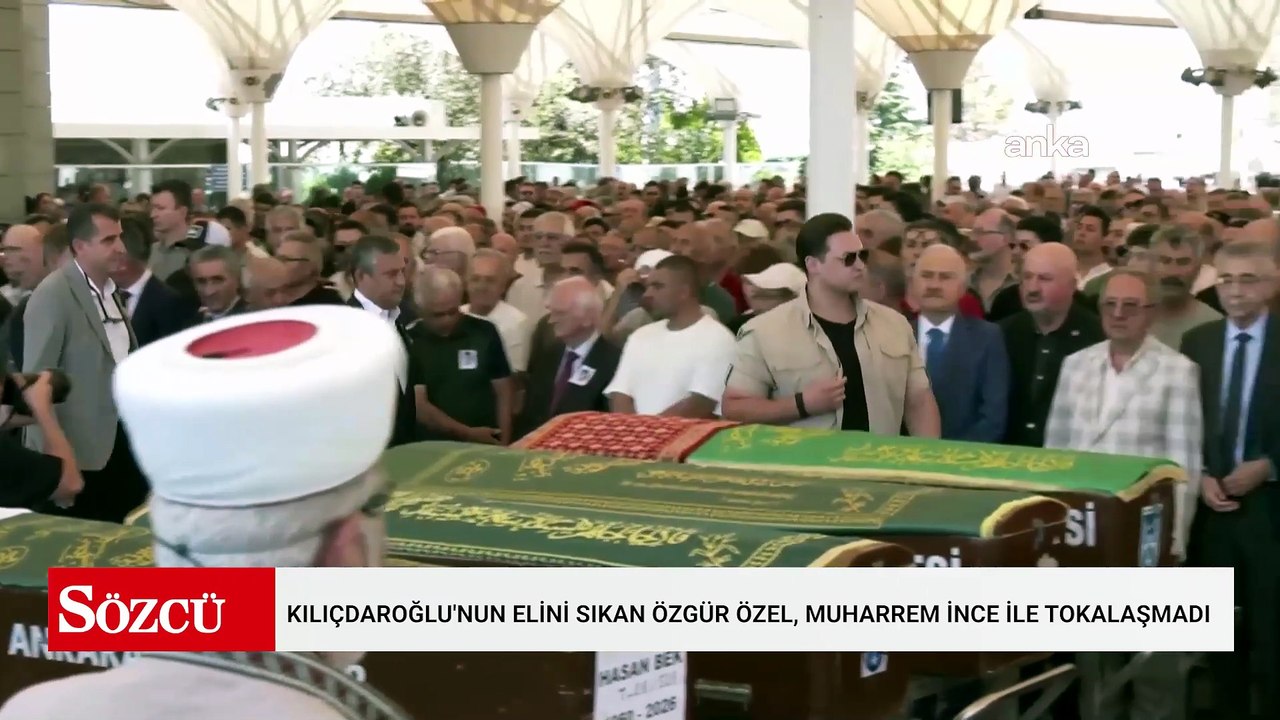 Kılıçdaroğlu'nun elini sıkan Özgür Özel, Muharrem İnce ile tokalaşmadı