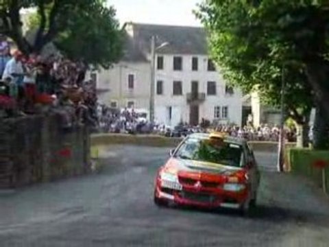 Léandri Mitsubishi lancer evo 8rallye rouergue Moyrazès