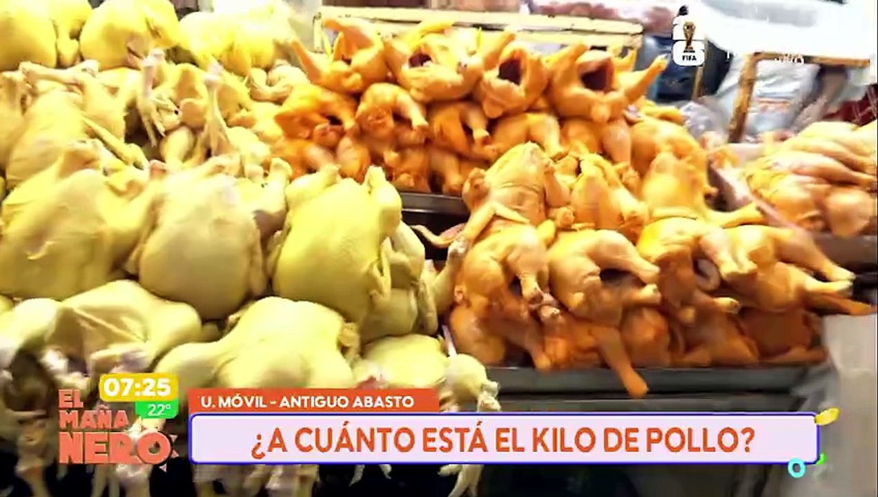 Precio de pollo en el mercado