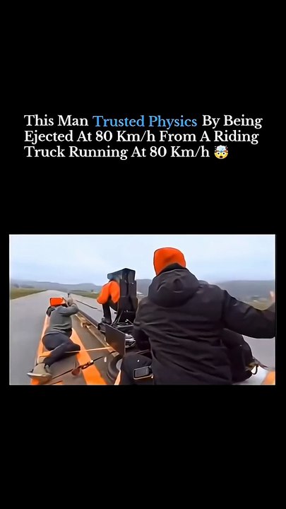 He Trusted Physics… and Jumped From a Speeding Truck 😱🚛