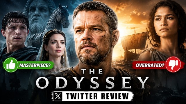 The Odyssey Twitter Review | Christopher Nolan Movie | Matt Damon | Overrated?